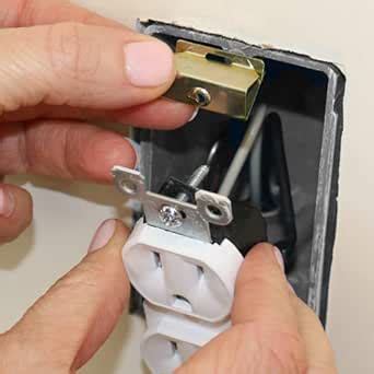 g-clip repairs broken damaged or stripped plastic electrical wall boxes|metal box repair clips.